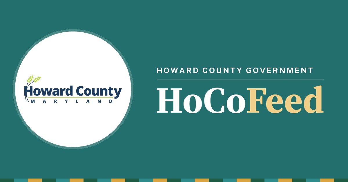 Howard County Government logo and the HoCoFeed wordmark, for: Howard County to Host First Volunteer Village Celebration on November 22