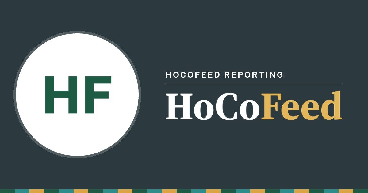 HoCoFeed Reporting logo and the HoCoFeed wordmark, for: This Weekend in HoCo: Oct. 30 to Nov. 1